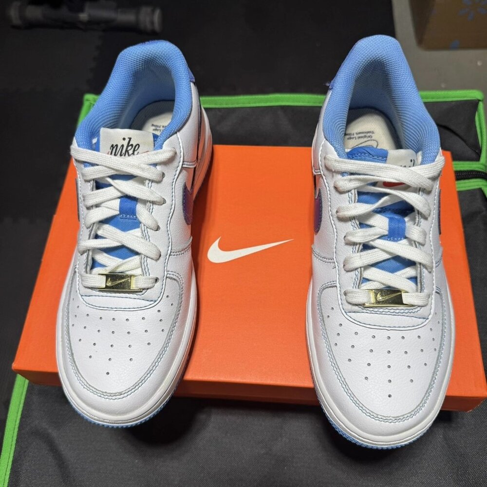 Air Force 1 S50 GS 'White University Blue' SZ 6Y/7.5 WMS